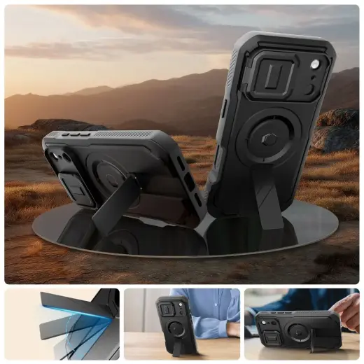 TECH-PROTECT KEVLAR MAGSAFE IPHONE 17 PRO MAX BLACK Foto 5