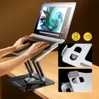 Wozinsky WRS-CPY84SB 360 Aluminum Laptop and Tablet Stand + Free Smartphone Stand - Black Photo