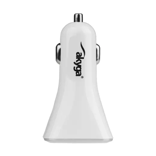 Car charger 12|24V Akyga AK-CH-09 34W 4x USB-A 5V | 6.8A white Foto 2