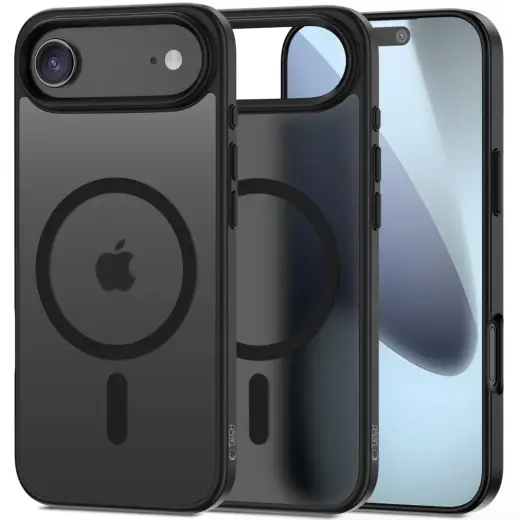 TECH-PROTECT MAGMAT maciņš ar MagSafe atbalstu telefonam iPhone 17 Air matēts melns