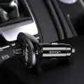 USAMS Zestaw głośnomówiący C21 z transmiterem FM, Bluetooth 5.0, MP3, 2xUSB 3,4A czarny|black CC115GC01 (US-CC115) Photo