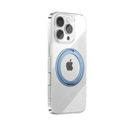 Joyroom JR-16JL6 Ultra-Thin maciņš ar statīvu un MagSafe atbalstu telefonam iPhone 16 Pro Max zils