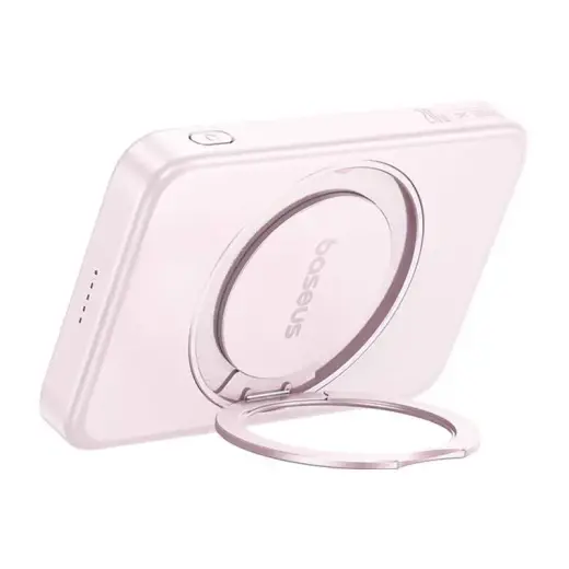 Baseus powerbank with stand PicoGo Qi2 5000mAh 20W (pink) Foto 2