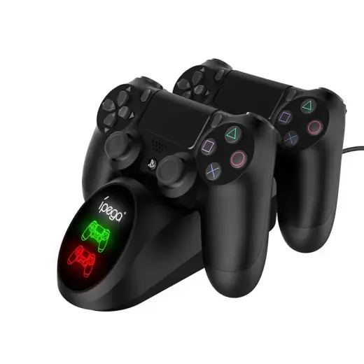 iPega PG-9180 Dual Docking Station for PS4 Gaming Controller (black) Foto 2