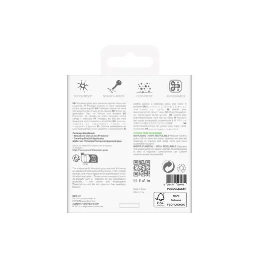 Puro Single Camera Lens Tempered Glass for Samsung Galaxy S25 Camera Lenses Foto 3