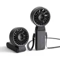 Jisulife Handheld Fan Life7 5000mAh Portable USB Fan - Black Foto 2