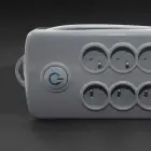 Qoltec Surge protector | 8 sockets | 2.5m | Grey — Foto 12