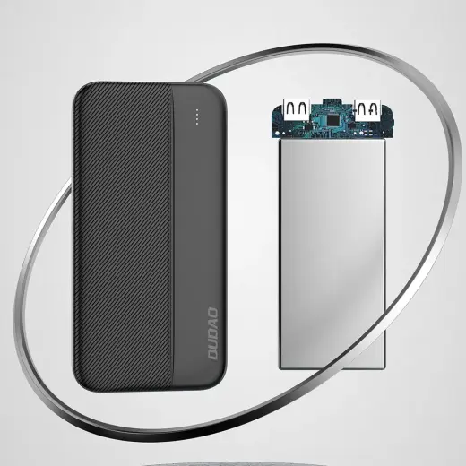 Dudao K4S Ārējais akumulators (powerbank) 2x USB Type A 10000mAh 5V 2A balts Foto 3