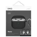 UNIQ case Nexo AirPods 4 + Ear Hooks Silicone black Foto 8