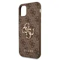 Guess case for iPhone 11 | XR from the 4G Big Metal Logo series - brown Photo