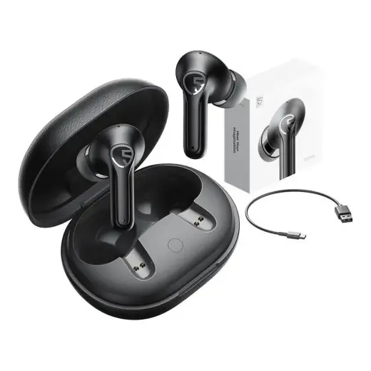 TWS Soundpeats T3 PRO ANC Headphones (black) Foto 4
