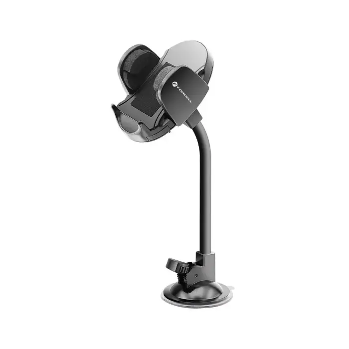 Car phone holder Forcell F-Grip Oval 17 cm windshield / dashboard / air vent black Photo