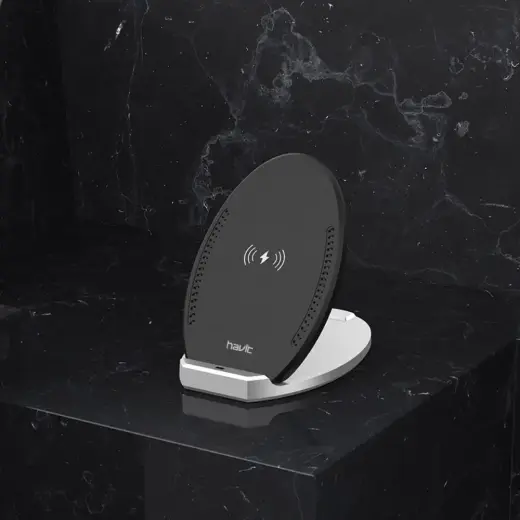 HAVIT wireless charger W3005 2w1 10W black Фото num