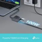 TP-Link UH3020C interface hub USB Type-C 5000 Mbit/s Grey — Photo 6