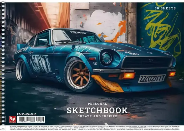 Zīmēšanas bloks, 30 loksnes Foto 3