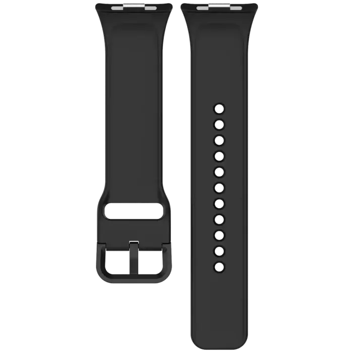 Tactical smartwatch strap for Xiaomi Redmi Watch 4/5/6 | Silicone | black