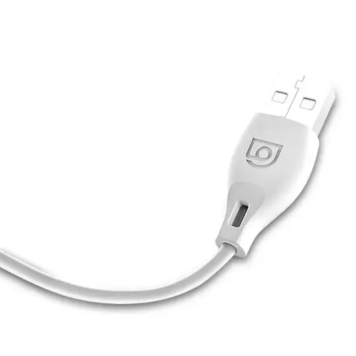 Dudao micro USB data charging cable 2.4A 1m white (L4M 1m white) Photo