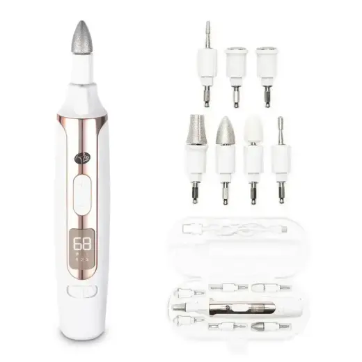 Rio Precision Pro Electric Nail File in White