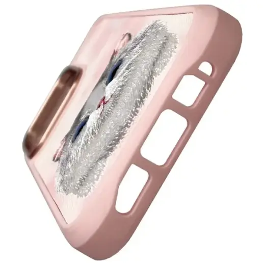 Nimmy Big Eyed Pet 2.0 Cat phone case for iPhone 16 Pro Max pink Photo