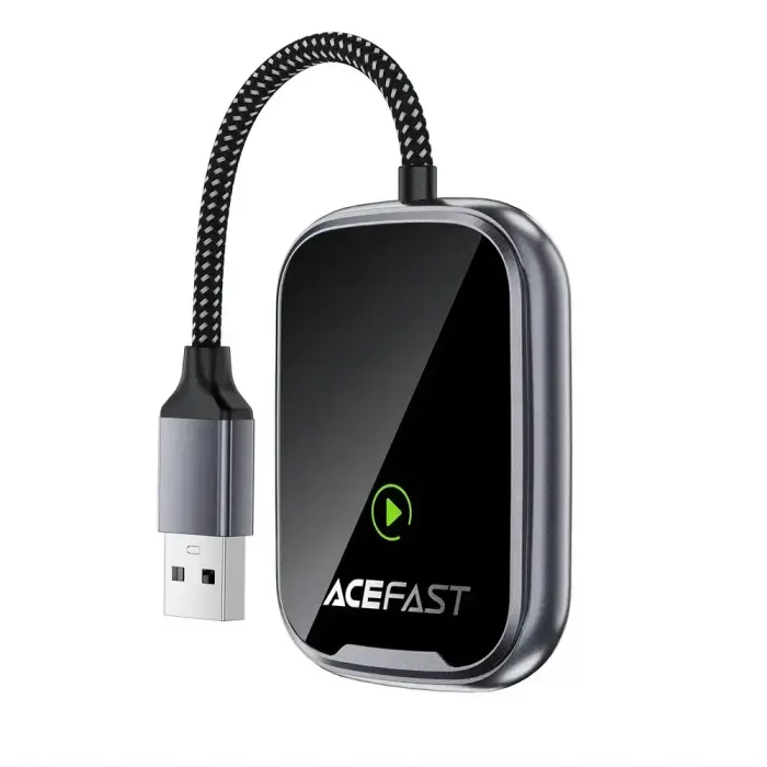 Acefast QC1 Wireless Car Adapter - Gray