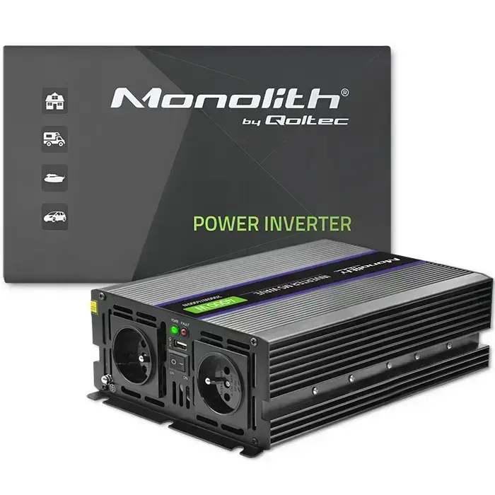 Qoltec Monolith voltage converter 4000 MS Wave |12V to 230V | 2000/4000W | USB Foto 15