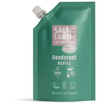 Salt-Of-The-Earth Melon & Cucumber Deodorant Refill - Náplň deodorantu ve spreji 500ml