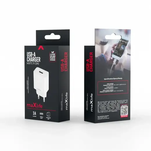 Maxlife MXTC-11 charger 1x USB-A 3A black Foto 5