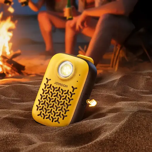 Joyroom Maya JR-MS03 portable Bluetooth speaker with built-in flashlight, resistant - yellow Foto 13