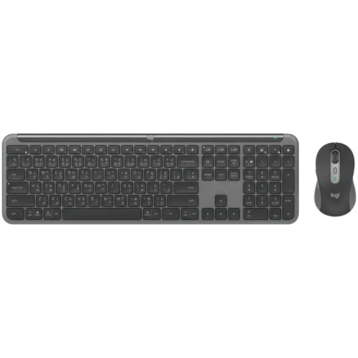 LOGITECH Signature Slim Combo MK950 for Business - GRAPHITE - US INT'L - 2.4GHZ/BT - INTNL-973