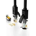 Ugreen cable internet network cable Ethernet patchcord RJ45 Cat 6 UTP 1000Mbps 1m black (20159) Foto 5
