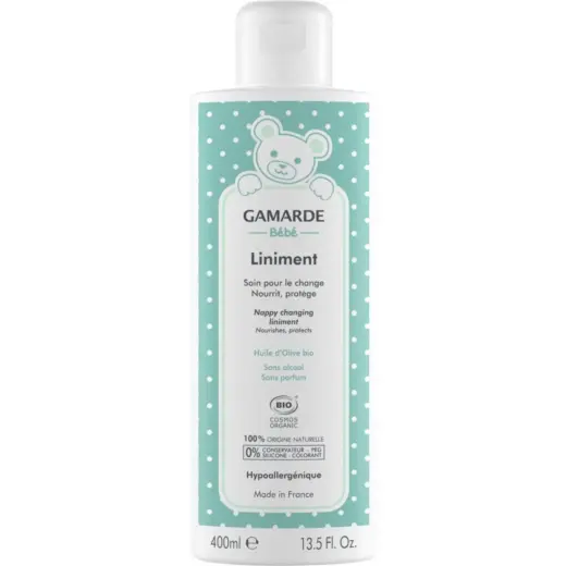 Gamarde, Baby Liniment, Bio, Nourishes & Protects, Daily Diaper Changes, Lotion, 400 ml