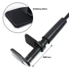 AWEI galda stiprinājums X3 4"-10,5", melns | ar garu roku Foto 3