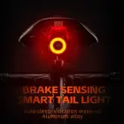 Rockbros Q5 Rear Bike Light with Intelligent Stop System - Black Foto 26