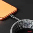 AMiO AMIO-04840 datu pārraides un uzlādes vads | USB-C uz USB-C | 60W | 1m — Foto 2