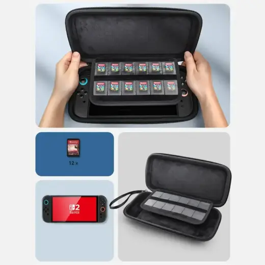 SUPCASE CARRYING MINI NINTENDO SWITCH 2 BLACK Foto 2