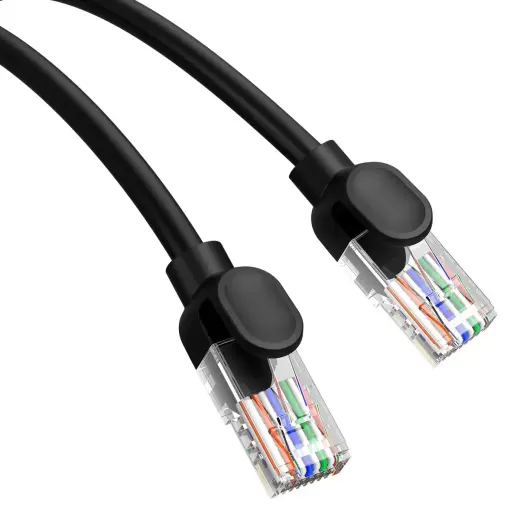 Baseus High Speed ââCat 5 RJ-45 1000Mb|s Ethernet cable 8m round - black Фото num