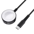 Choetech T319 MFI 5W wireless charger for Apple Watch + USB-C cable - black Foto 11