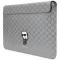 Karl Lagerfeld Sleeve KLCS14SAKHPKG 14" srebrny|silver Saffiano Monogram Ikonik Foto 2
