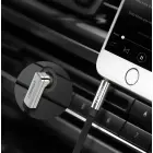 Ugreen flat angled cable AUX audio cable 3.5 mm mini jack 0.5 m black (AV119 10596) Photo