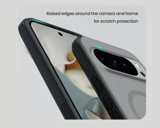 Nillkin Super Frosted PRO Magnetic Back Cover for Google Pixel 10 Pro XL Transparent Black Foto 6