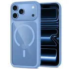 Tech-Protect MagOne CC maciņš ar MagSafe atbalstu telefonam iPhone 18 Pro | iPhone 17 Pro caurspīdīgs zils (komplektā aizsargstikls) — Foto 3