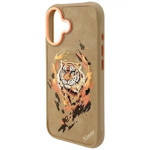 Nimmy Tiger MagSafe case for iPhone 17 light brown Photo
