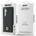 DKNY Leather Pattern Metal Logo MagSafe case for Samsung Galaxy S24+ - black — Photo 8