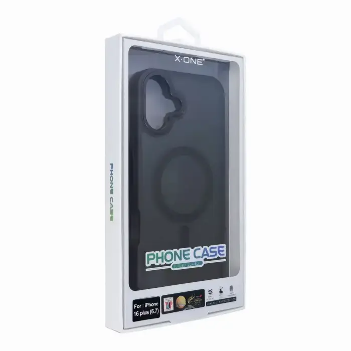 X-ONE Dropguard Magnetic Case Air (MagSafe compatible) - for Apple iPhone 16 Plus black Photo