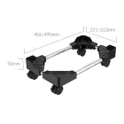 Orico CPB4 Adjustable Computer Stand with Wheels - Black — Foto 4