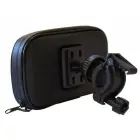 ART leather bike holder for handlebar for mobile phone / GPS / MP4 AX-16 black Photo