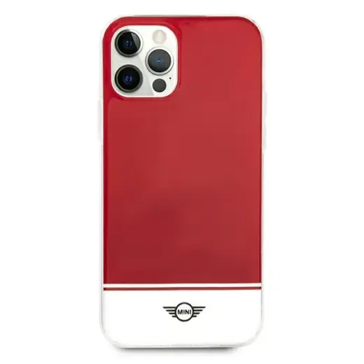 Mini MIHCP12MPCUBIRE iPhone 12|12 Pro 6,1" czerwony|red hard case Stripe Collection Photo