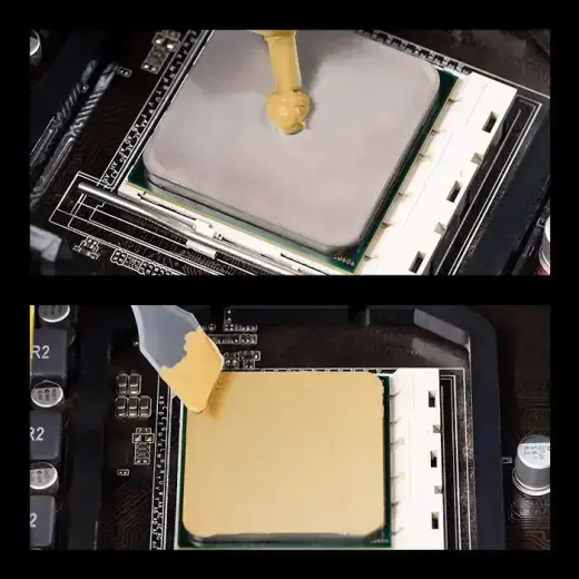 Qoltec Thermal grease 3.05 W/m-K | 1g | Gold Photo