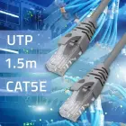 Qoltec Ethernet LAN network cable | Cat5e | UTP | 1Gbps | 1.5m — Photo 2
