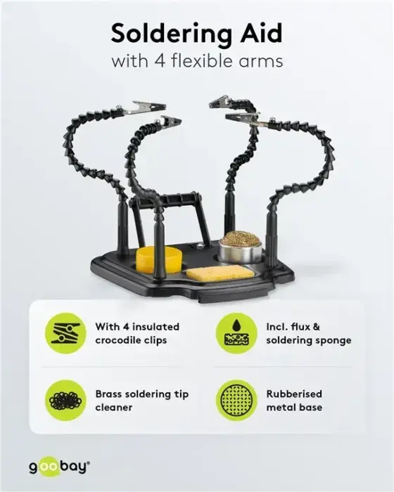 Soldering Aid with 4 Flexible Arms